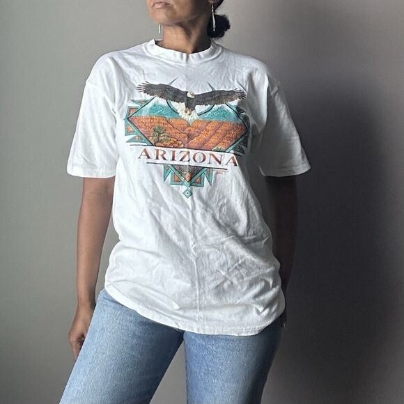 Vintage Arizona T Shirt Dream Catcher Nathan Single Stitch Adult Large Soffes - Picture 1 of 13
